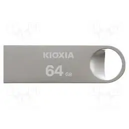 64 Gb Usb2.0 U401 Kıoxıa Metalık Grı (Lu401s064gg4)