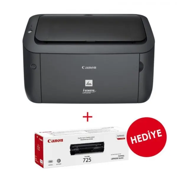 CANON i-SENSYS LBP6030BK MONO LAZER USB A4 SİYAH YAZICI TONER HEDİYELİ