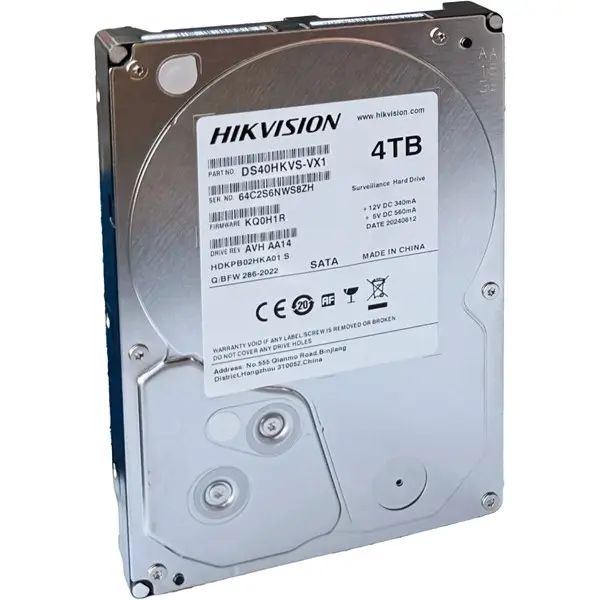Hıkvısıon 4Tb 5400Rpm 128Mb Sata3 Ds40hkvs-Vx1 7/24 Güvenlik Hdd