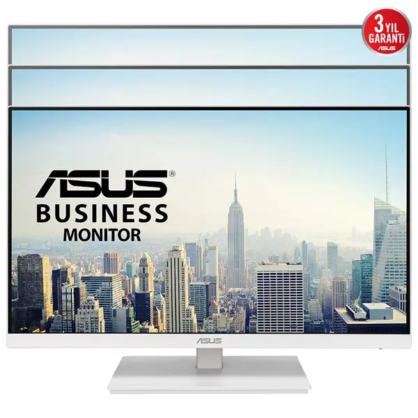 Asus Va24eqsb-W 23.8" Fullhd 1920X1080 Ips 75Hz Hdmı Dp D-Sub-Usb Vesa/Pıvot Adaptive-Sync Çerçevesiz Bussınes Monitör