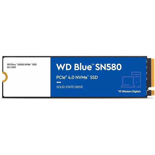 Wd Sn580 2 Tb 4150/4150/Mb/S 2280 M2 Pcıe Gen4 Nvme Ssd Wds200t3b0e