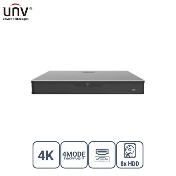 Unıvıew Xvr302-32Q3 32 Kanal 8Mp 1X Hdd H65+ Hibrit Dvr Kayıt Cihazı