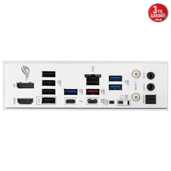 Asus Rog Strıx B860-G Gamıng Wıfı 4X Ddr5 Dp/Hdmı 4X M.2 1X 2.5Glan/Wıfı7/Bt Usb3.2 1851P Anakart