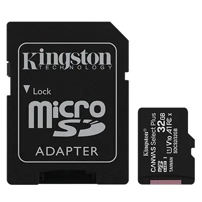 32 Gb Kıngston Canvas Select Plus Mıcro Sdhc Uhs-1 Class 10 100Mb/S (Sdcs2/32Gb)