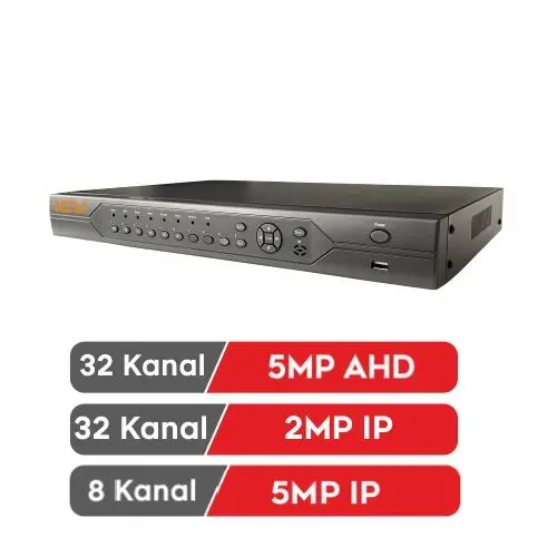 Beylerbeyi Ic Hd 5Mn32-2 Xm Hı 32 Kanal  16Xses 1Xvga 1Xhdmı  2X8tb Destek 5Mp Destekli Hısılıcon Xvr Kayıt Cihazı (Xmeye)