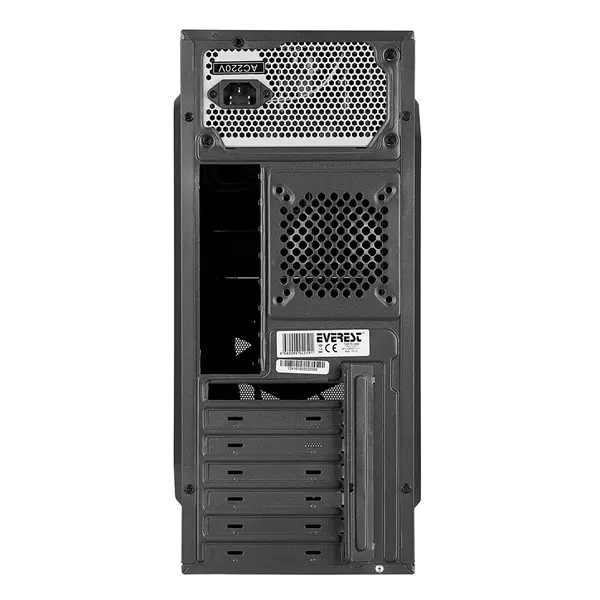 Everest 723A Peak 250W 2X8cm Fan Atx Siyah Kasa