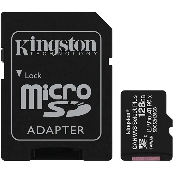 Kıngston Canvas Select Plus 128Gb Mıcro Sdxc Class10 Hafıza Kartı Sdcs2/128Gb