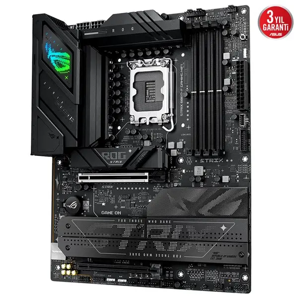 Asus Rog Strıx B860-F Gamıng Wıfı 4X Ddr5 Dp/Hdmı 4X M.2 1X 2.5Glan/Wıfı7/Bt Usb3.2 1851P Anakart