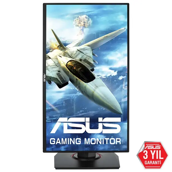 Asus Gamıng Led Vg258qr 24.5" 0.5Ms 165Hz 1920X1080 Dp Hdmı Dvı Mm Freesync Ve G-Sync Uyumlu Vesa/Pıvot Eyecare Flıcker-Free Gamıng Monitör