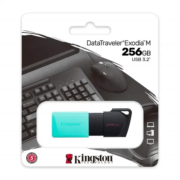 Kıngston Exodıa M Datatraveler 256Gb Usb 3.2 Flash Bellek Dtxm/256Gb