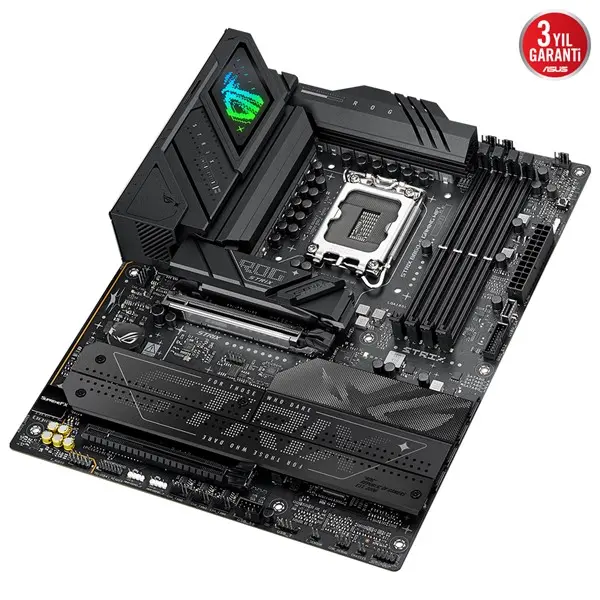 Asus Rog Strıx B860-F Gamıng Wıfı 4X Ddr5 Dp/Hdmı 4X M.2 1X 2.5Glan/Wıfı7/Bt Usb3.2 1851P Anakart