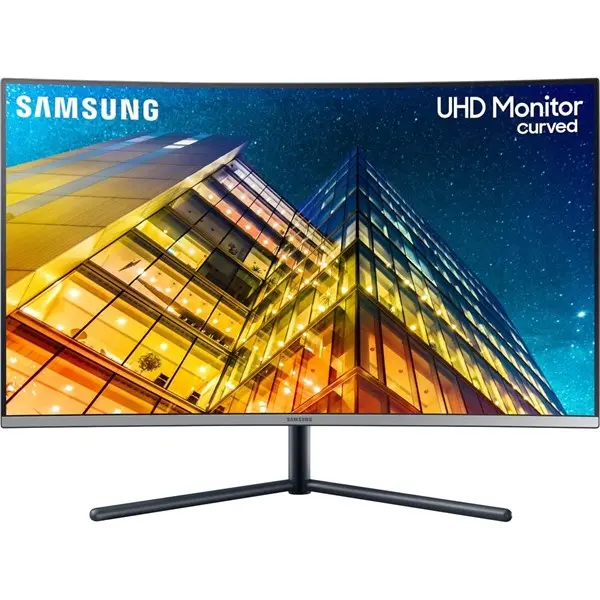 Samsung Lu32r590cwrxuf 32" 4Ms 3840X2160 Hdmı/Dp Curved 4K Gamıng Siyah Ips Led Monıtor