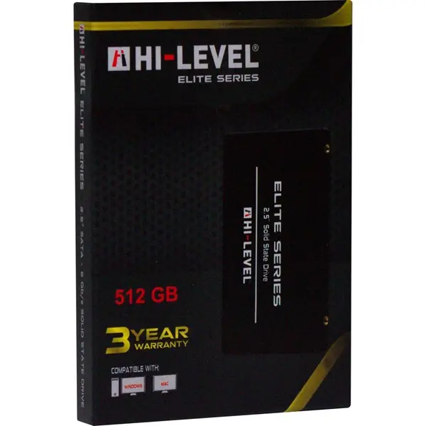 HI-LEVEL ELITE SERIES 512GB 560/540MB/s 2.5" SATA 3.0 SSD (HLV-SSD30ELT/512G)