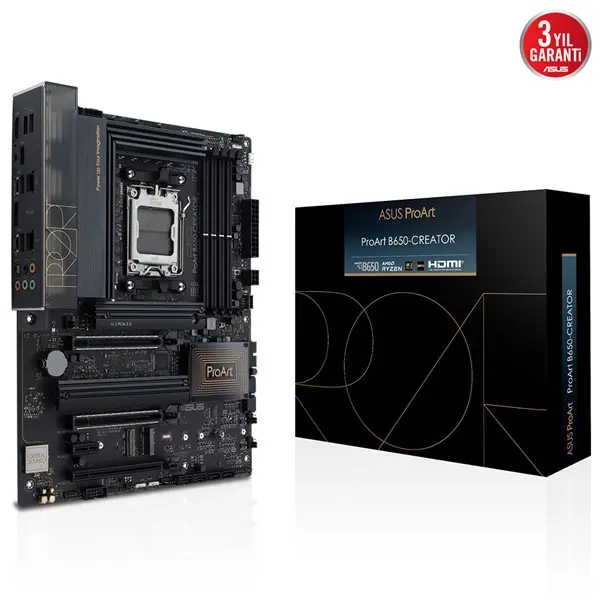 Asus Proart B650-Creator Am5 Ddr5 Ses Glan Dp/Hdmı/Type-C Sata3 Usb3.2 Atx
