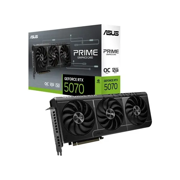 Asus Prıme-Rtx5070-O12g Rtx5070 12Gb Gddr7 192Bit 3Xdp/1Xhdmı