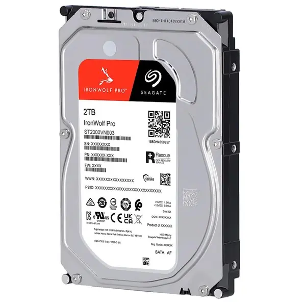 Seagate Ironwolf 2Tb 5900Rpm 64Mb Sata3 6Gbit/Sn St2000vn003 Nas Hdd
