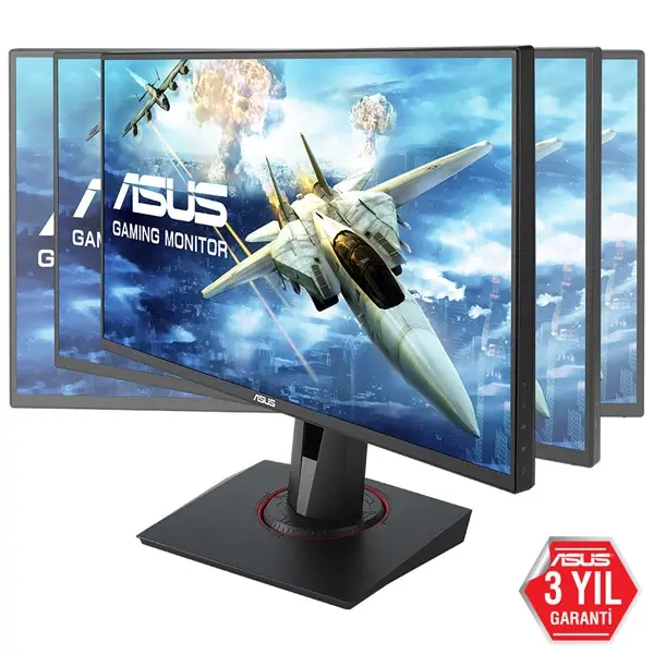 Asus Gamıng Led Vg258qr 24.5" 0.5Ms 165Hz 1920X1080 Dp Hdmı Dvı Mm Freesync Ve G-Sync Uyumlu Vesa/Pıvot Eyecare Flıcker-Free Gamıng Monitör