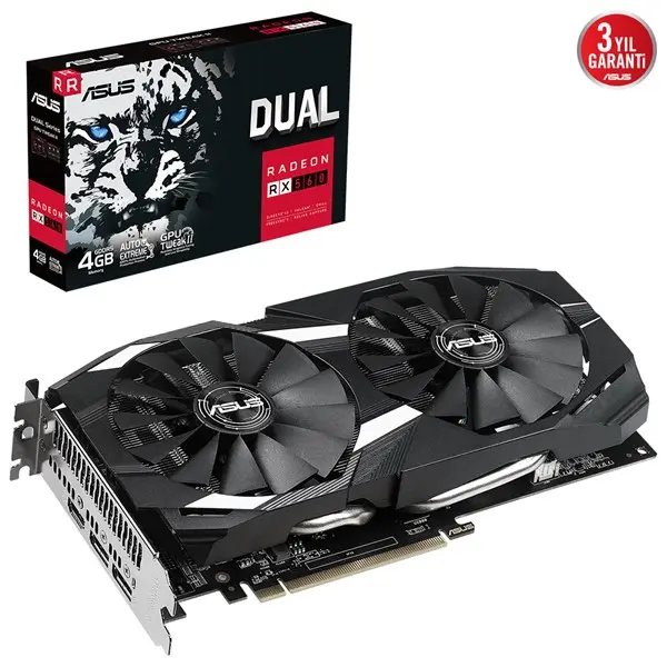 ASUS RX-560 4GB GDDR5 128BIT DUAL 2XDP/1xHDMI (DUAL-RX560-4G)