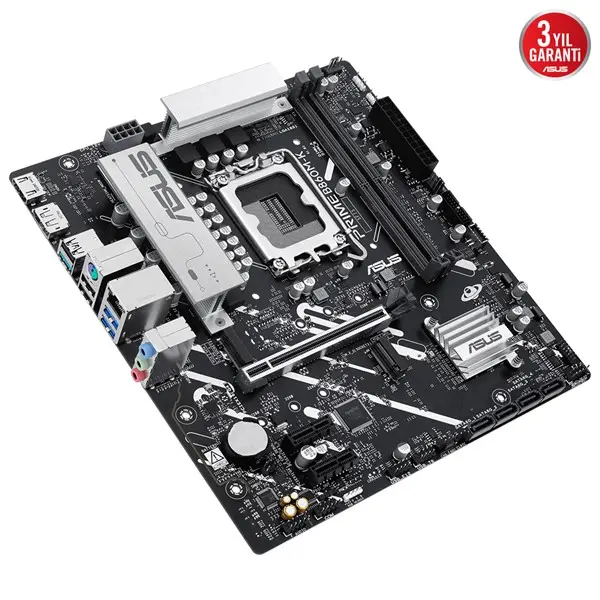 Asus Prıme B860m-K 2X Ddr5 Dp/Hdmı 2X M.2 1X 2.5Glan Usb3.2 1851P Anakart