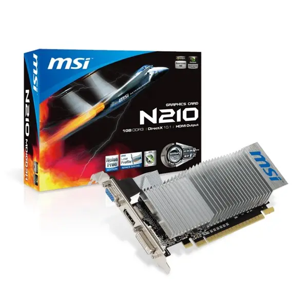 Msı Gf210 1Gb Ddr3 64Bıt Hdmı/Dvı/Vga (N210-1Gd3h/Lp)