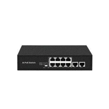 Ods Ods-8P2u 8 Port Poe 10/100 2Fe Uplınk 120W Yonetılemez Swıtch