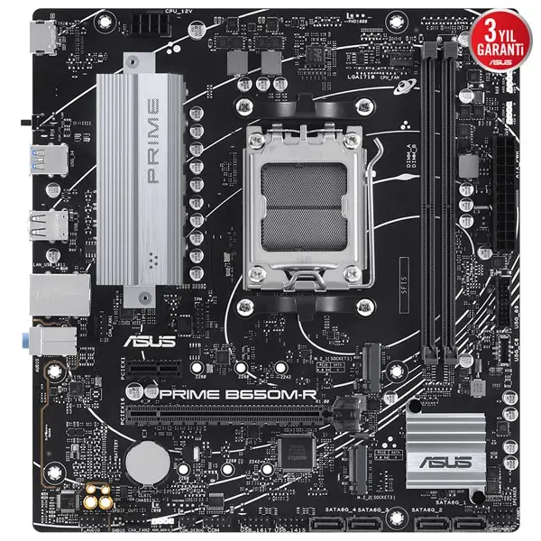 Asus Prıme B650m-R 2Xddr5 Hdmı 2Xm.2 Am5 Anakart
