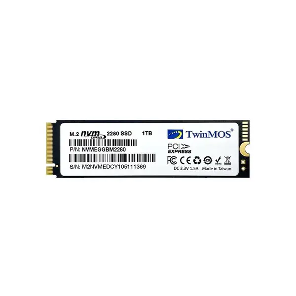 TWINMOS 1 TB NVME SSD 2455/1832 (NVMeGGBM2280)