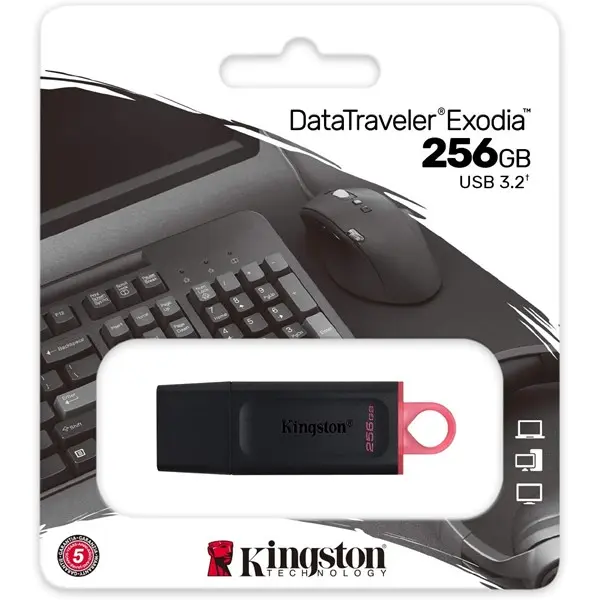 Kıngston Exodıa Datatraveler 256Gb Usb 3.2 Flash Bellek Dtx/256Gb