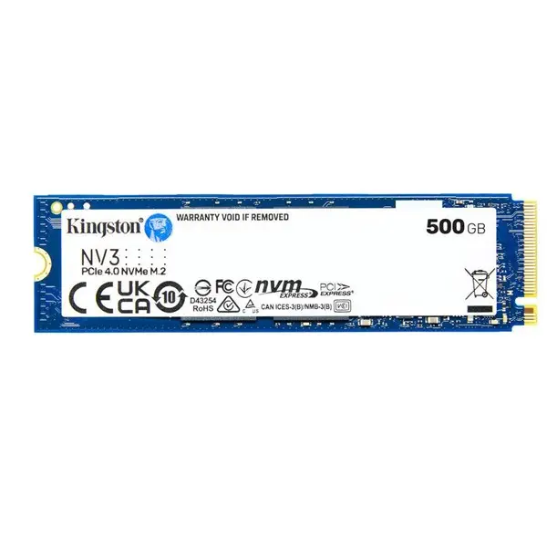 Kıngston Nv3 500 Gb Nvme Gen4 Ssd 5000/3000 (Snv3s/500G)