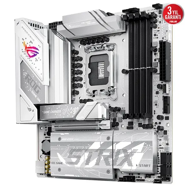 Asus Rog Strıx B860-G Gamıng Wıfı 4X Ddr5 Dp/Hdmı 4X M.2 1X 2.5Glan/Wıfı7/Bt Usb3.2 1851P Anakart