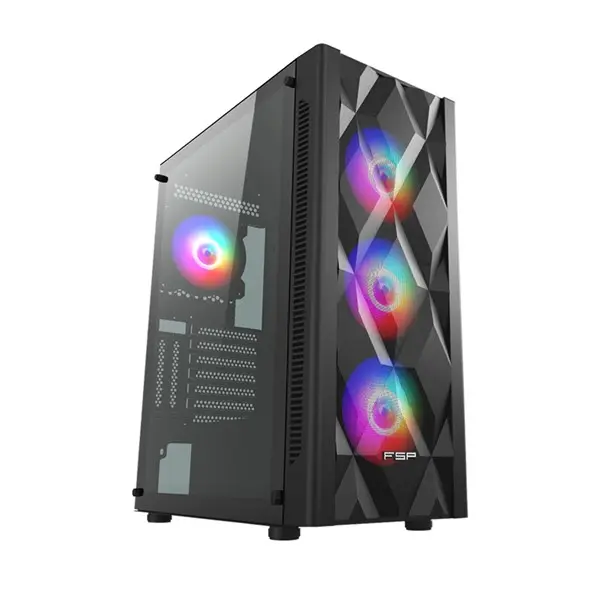 Fsp Cmt595al 850W 80+ Usb3.0 4X12cm Rgb Fan Sıyah E-Atx Kasa