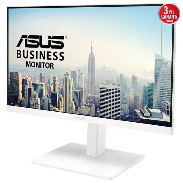 Asus Va24eqsb-W 23.8" Fullhd 1920X1080 Ips 75Hz Hdmı Dp D-Sub-Usb Vesa/Pıvot Adaptive-Sync Çerçevesiz Bussınes Monitör