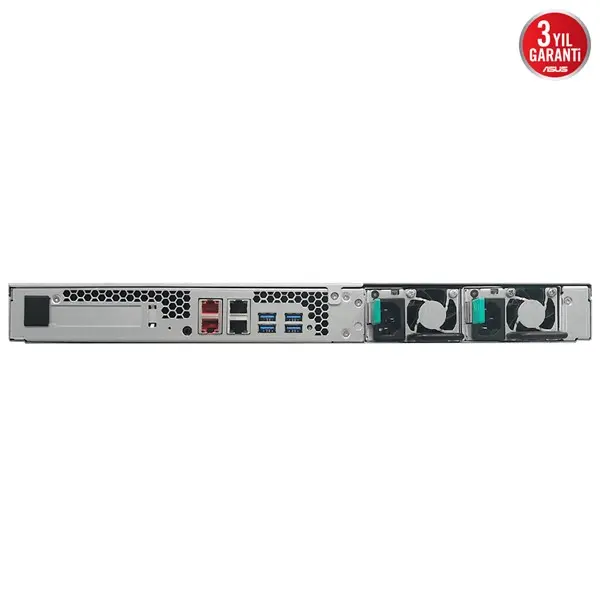 ASUSTOR AS6504RD 4 BAY NAS(4X20TB Desteği), 8GB DDR4, 1GbE x2, 2.5GbE x2, PSU x2 DEPOLAMA ÜNİTESİ