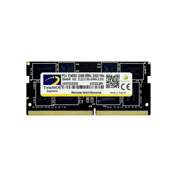 Twınmos 32Gb 3200Mhz Ddr4 Notebook Ram Mdd432gb3200n