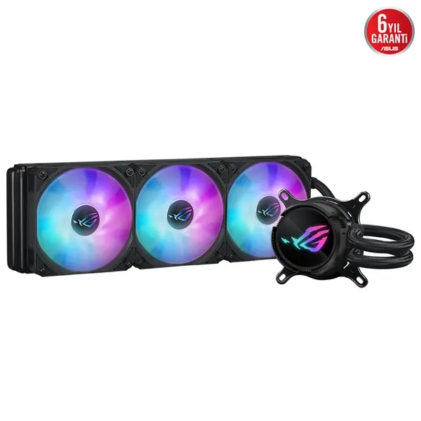 Asus Rog Strıx Lc Iıı 360 Argb Aura Sync Rgb Fan 360Mm Lga1700/Am4 Soket Sıvı Soğutma