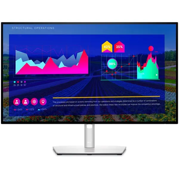 Dell Ultrasharp U2722d 27" 8Ms 60Hz Qhd 2K 2560X1440 Hdmı/Dp/Type-C Pıvot Ips Led Monıtor