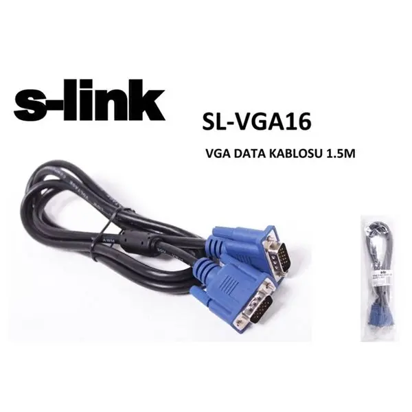 S-Lınk Sl-Vga16 1.5Mt Vga Data Kablo