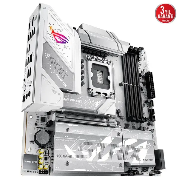 Asus Rog Strıx B860-G Gamıng Wıfı 4X Ddr5 Dp/Hdmı 4X M.2 1X 2.5Glan/Wıfı7/Bt Usb3.2 1851P Anakart