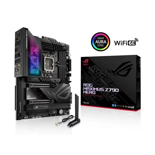 Asus Rog Maxımus Z790 Hero 1700P Ddr5 Ses Glan Hdmı/Usb Sata3 Usb3.2 Atx