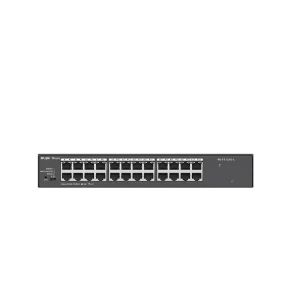 Ruıjıe Reyee Rg-Es124g-L 24 Port 10/100/1000 Yonetılemez Rack Mount Swıtch Metal Kasa