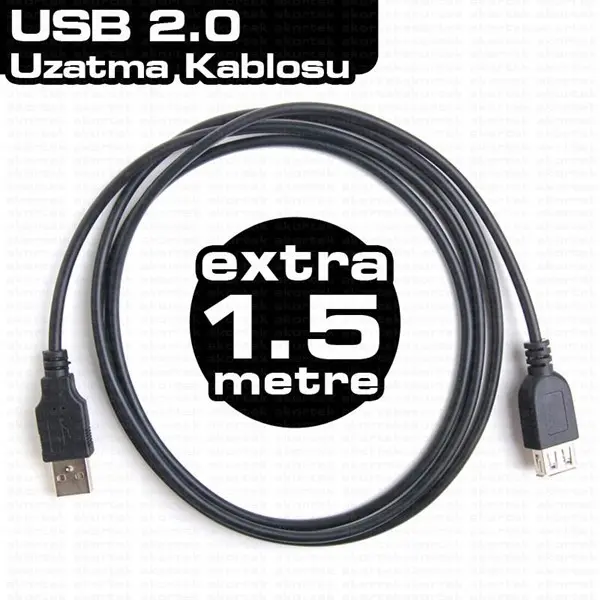 Dark Usb 2.0 1.5M Uzatma Kablosu (Dk-Cb-Usb2extl150)