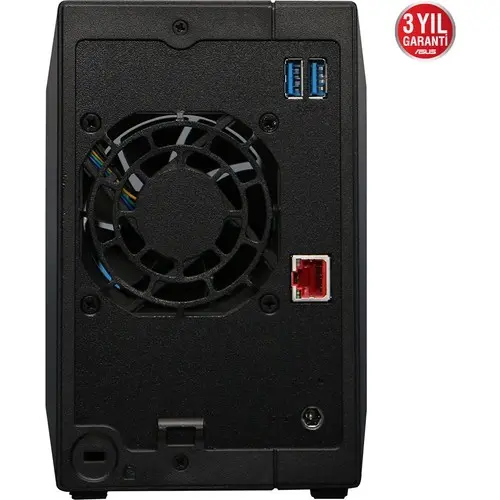 ASUSTOR AS3302T 2 BAY NAS(2X22TB Desteği), 2GB DDR4, 2.5GbE x1 DEPOLAMA ÜNİTESİ