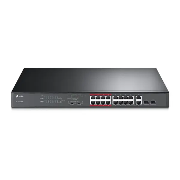 Tp-Lınk Tl-Sl1218mp 16 Port 10/100  +2 Gb +2Sfp 192W Poe Yonetılmez Swıtch