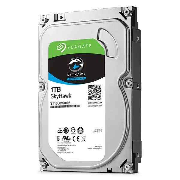 Seagate Skyhawk 1Tb 5900Rpm 64Mb Sata3 6Gbit/Sn St1000vx005 7/24 Hdd