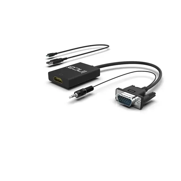 Inca (Ivth-02) Vga To Hdmı Cevırıcı  Ses Kablosu  Usb Guc Adaptoru