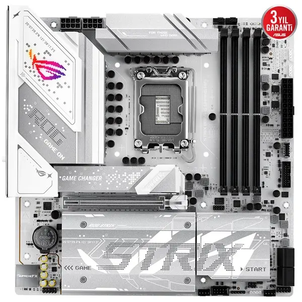 Asus Rog Strıx B860-G Gamıng Wıfı 4X Ddr5 Dp/Hdmı 4X M.2 1X 2.5Glan/Wıfı7/Bt Usb3.2 1851P Anakart
