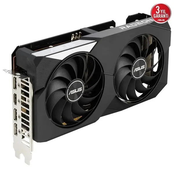Asus Dual-Rx6600-8G Rx6600 8Gb Gddr6 128Bit 3Xdp/1Xhdmı Pcı-E 4.0
