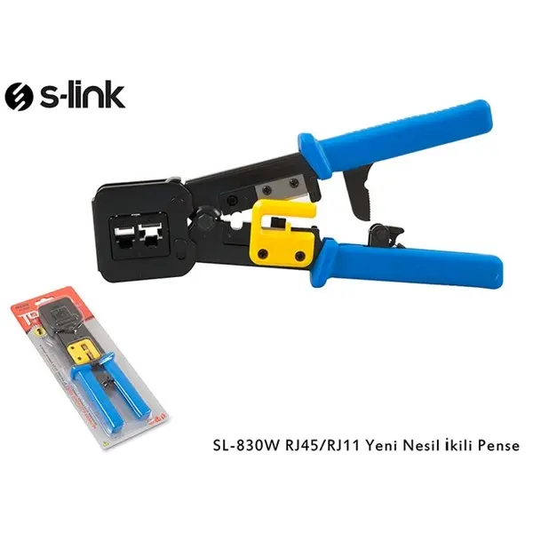 S-Lınk Sl-830W Yeni Nesil Rj45/Rj11 İkili Sıkma Pensesi