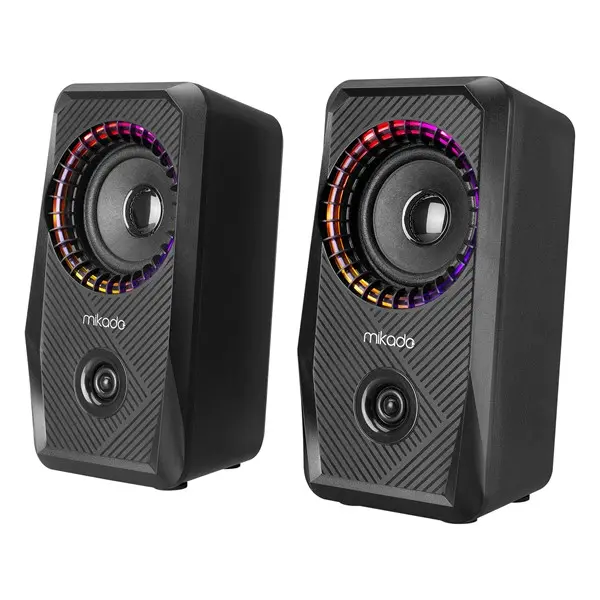 MIKADO MD-S26 JOY 1+1 3W RMS USB 2.0 SİYAH RGB HOPARLÖR