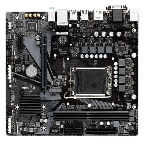 Gıgabyte H610m-S2h-Ddr4 2Xddr4 Vga/Dvı 1Xm.2 1Xglan 1700P (12.Gen 13.Gen) Anakart